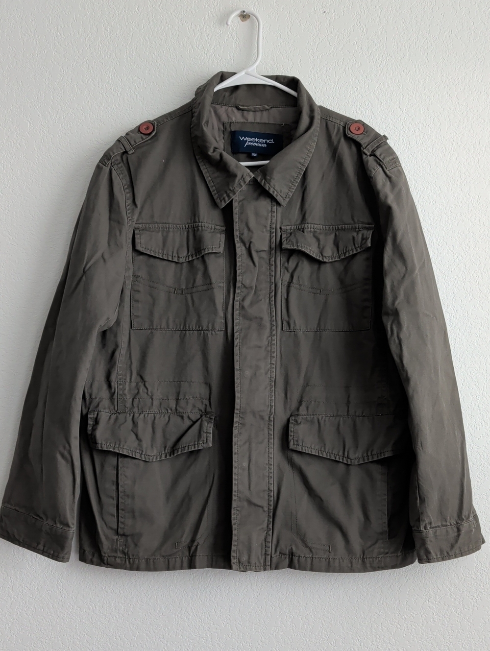 Weekend Pacifico Men's Military Field Jacket in Olive